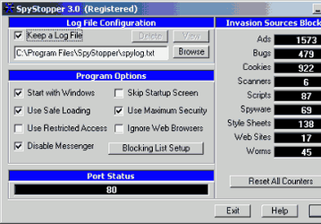 Безопасность: SpyStopper v.5.0B