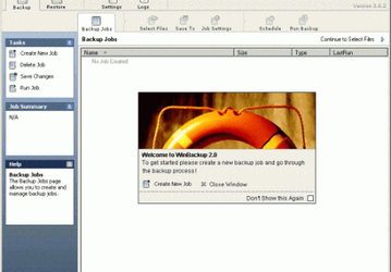 Резервное копирование: WinBackup v.2.3