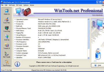 Настройщики: WinTools.net Professional v.7.9