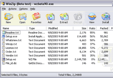 Архиваторы: WinZip v.10.0 Build 6685