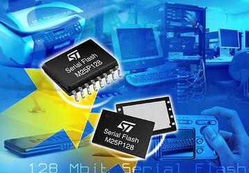 M25P128: 128-Мбит чип последовательной флэш-памяти от STMicroelectronics