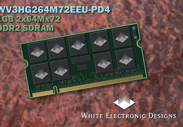 Новые модули SO-DIMM DDR2 SDRAM White Electronic Designs для стабильной работы серверов
