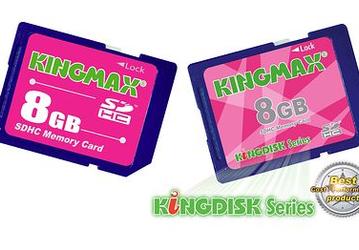 Kingmax анонсирует 8-Гбайт карты SDHC 2.0