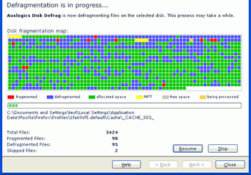 Дефрагментаторы: Auslogics Disk Defrag v.1.4.13.295