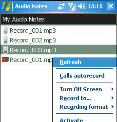 Софт для сотовых: VITO AudioNotes v.1.2
