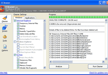 Чистильщики: CCleaner v.1.32.345
