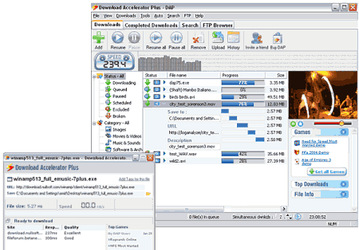 Диспетчеры закачек: Download Accelerator Plus v.8.6.6.2