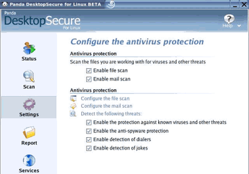 Panda Software: DesktopSecure для Linux