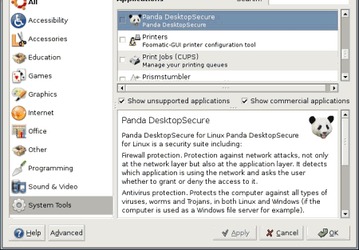 Ubuntu и Panda Software: DesktopSecure for Linux для Ubuntu 6.06 LTS