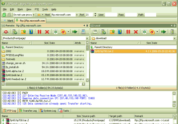 FTP-клиенты: FTPRush v.1.1a Build 1.16