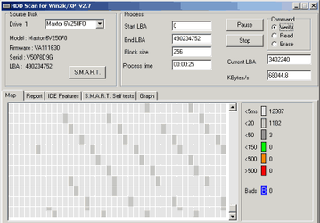 Диагностика: HDDScan v.2.7