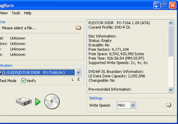 Запись: ImgBurn v.2.3.0.0