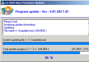 Утилиты: LG ODD Auto Firmware Update v.2.0