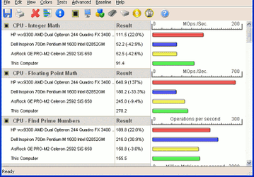 Тестовые приложения: PassMark PerformanceTest v.6.1 Build 1013