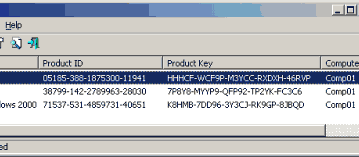 ProduKey v.1.65 - утилита для просмотра серийных номеров программ в Windows