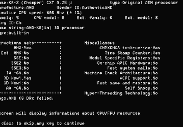Диагностика: Quick Test v.0.73 Revision A