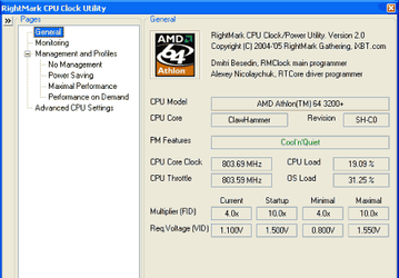 RightMark: CPU Clock Utility v.2.15