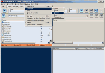 FTP-клиенты: Staff-FTP v.2.90