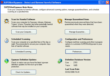 Антивирусы: SUPERAntiSpyware v.3.5.1016