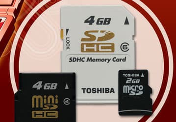 CES 2007: Toshiba готовит SDHC и miniSDHC-карты по 4 Гбайт