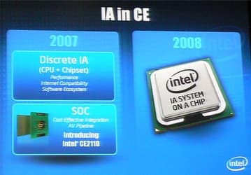 Intel CE 2110: первый SoC-медиапроцессор на ядре XScale