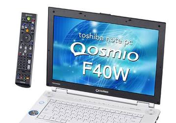 Qosmio F40W: новый мультимедийный ноутбук Toshiba