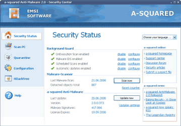 Антивирусы: a-squared Anti-Malware Personal Edition v.3.1.0.24