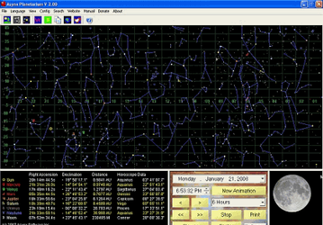 Утилиты: Asynx Planetarium v.2.50