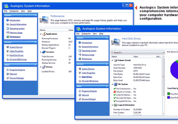 Диагностика: Auslogics System Information v.1.1.9.205
