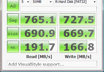 Тестовые приложения: CrystalDiskMark v.1.0.5c