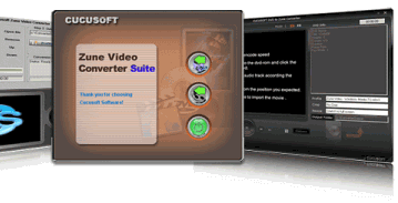 Конвертеры: Cucusoft Zune Video Converter Suite v.7.7.7.6