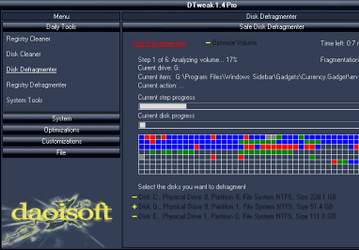 Настройщики: DTweak v.3.9.1
