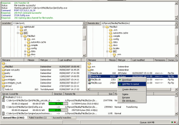 FTP-клиенты: FileZilla v.3.0.0 Final