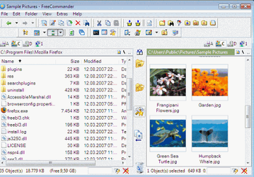 Файловые менеджеры: FreeCommander v.2008.06b