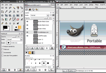 Графика: GIMP Portable v.2.4.5