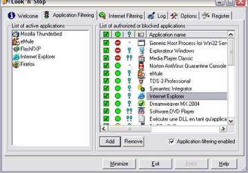 Безопасность: Look 'n' Stop Firewall v.2.05