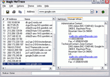 Интернет и сети: Magic NetTrace v.2.9.2