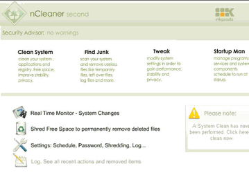 Утилиты: nCleaner Second Generation v.2.3