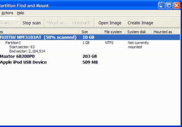 Утилиты: Partition Find & Mount v.2.31