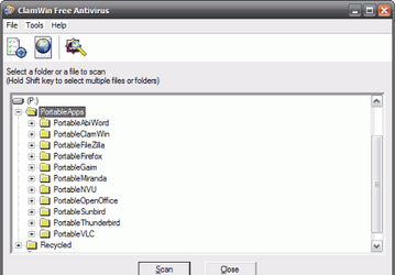 Антивирусы: Portable ClamWin v.0.92