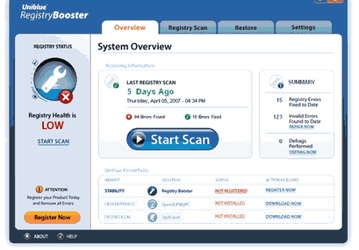 Утилиты: Registry Booster v.2.0.998.3011