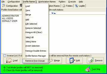 Интернет и сети: Remote Profile Cleaner v.3.0a Build 463 RC2