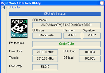 RightMark: CPU Clock Utility v.2.25