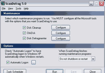 Дефрагментаторы: ScanDefrag v.5.5