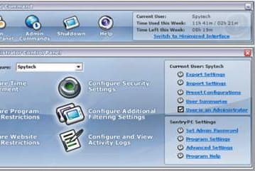 Утилиты: Spytech SentryPC v.2.20.08