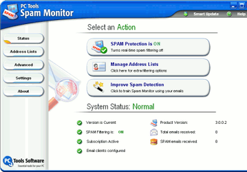Почтовые клиенты и фильтры: Spam Monitor v.4.0.1.44
