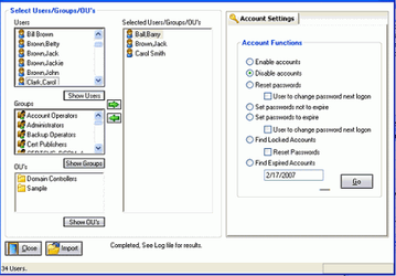 Интернет и сети: User Account Manager v.4.03