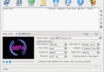 Мультимедиа: Ultra MP4 Video Converter v.1.8.2