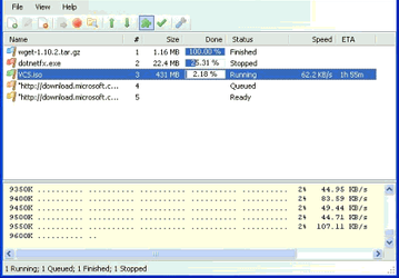 Диспетчеры закачек: VisualWget v.2.0 Beta 4