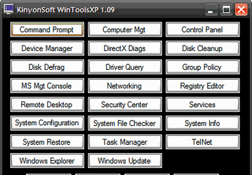 Утилиты: KinyonSoft WinToolsXP v.1.09